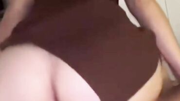 Latina Lifts Dress for Hard Fuck in Public